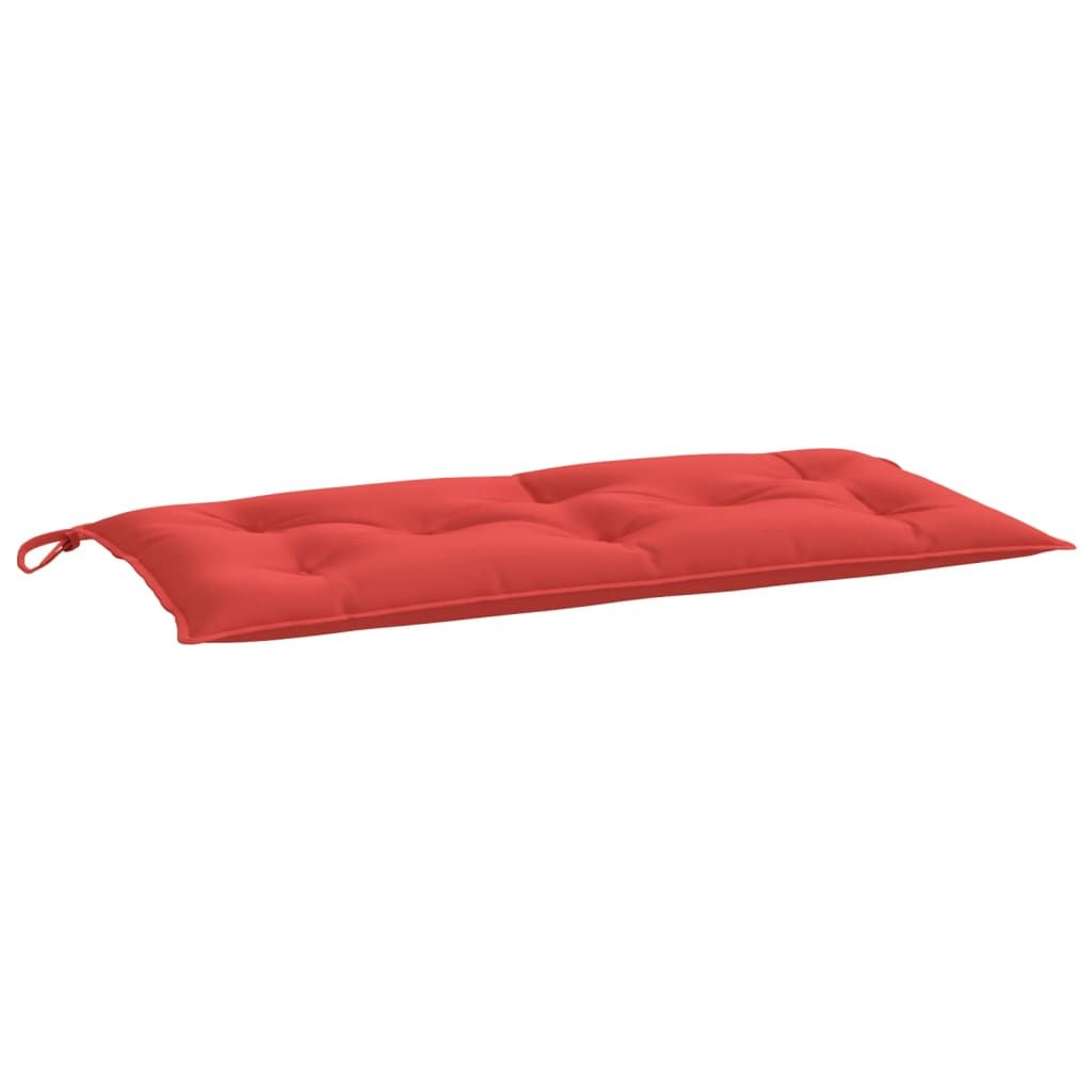 vidaXL Garden Bench Cushion Red 100x50x7cm Oxford Fabric