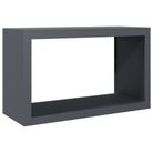 vidaXL Firewood Rack Anthracite 39.4x15.7x23.6" Steel