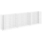 vidaXL Gabion Raised Bed Galvanized Steel 106.3"x11.8"x35.4"
