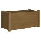 vidaXL Garden Planter Honey Brown 23.6"x12.2"x12.2" Solid Wood Pine
