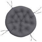 vidaXL Round Cushion Anthracite Ø 100 x11 cm Oxford Fabric