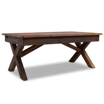 vidaXL Coffee Table Mixed Recycled Wood 43.3"x23.6"x17.7"