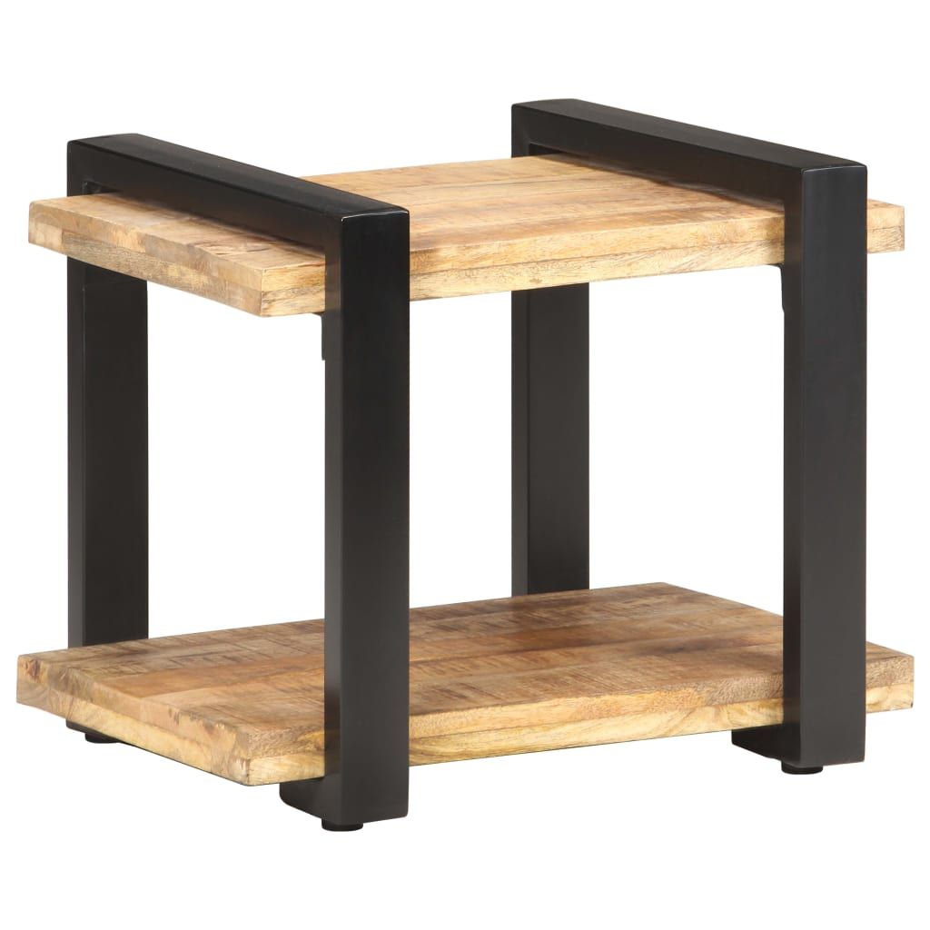 vidaXL Bedside Cabinet 50x40x40 cm Rough Mango Wood
