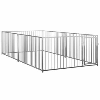 vidaXL Outdoor Dog Kennel 78.7"x157.5"x39.4"