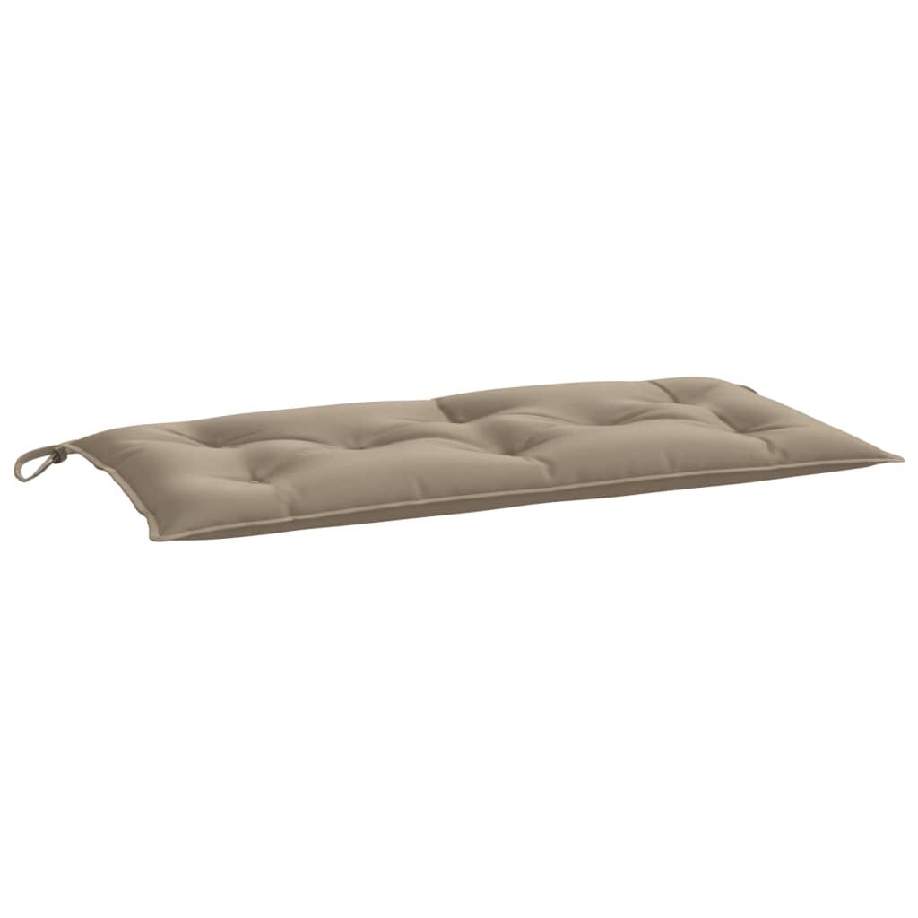 vidaXL Garden Bench Cushion Taupe 39.4"x19.7"x2.8" Oxford Fabric