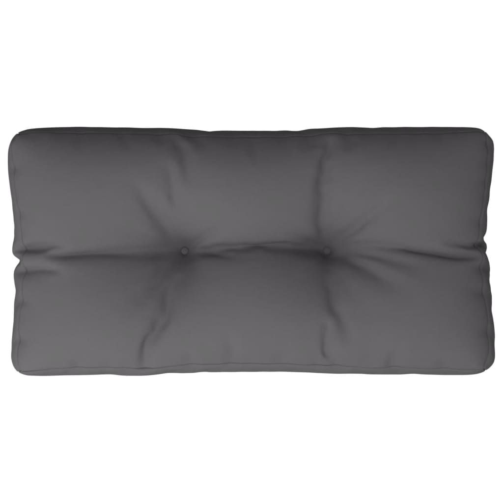 vidaXL Pallet Cushion Anthracite 80x40x12 cm Fabric