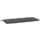 vidaXL Garden Bench Cushion Anthracite 47.2"x19.7"x2.8" Oxford Fabric