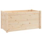 vidaXL Garden Planter 39.4"x19.7"x19.7" Solid Wood Pine