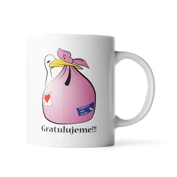 Sablio Hrnek Gratulujeme!!! - 890 ml - XXL