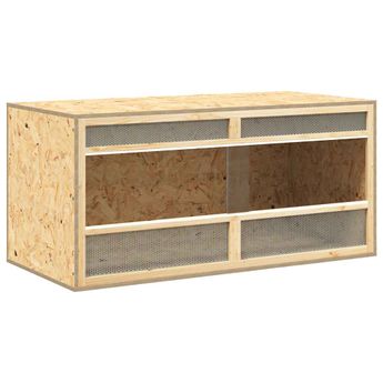 vidaXL Terrarium Engineered Wood 39.4"x18.5"x18.5"