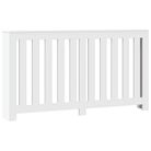 vidaXL Radiator Cover White 149x20x82 cm Engineered Wood