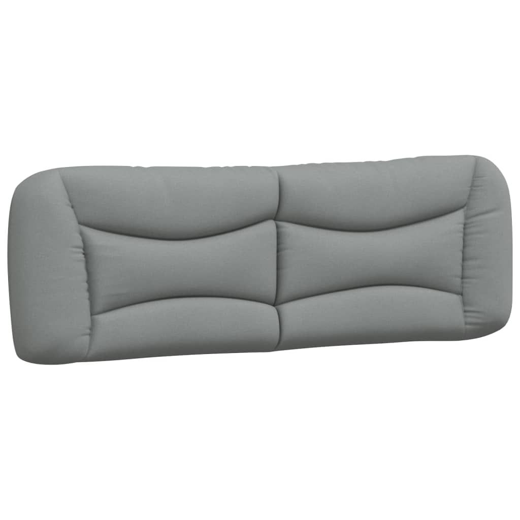 vidaXL Headboard Cushion "Hvar" Light Grey 152 cm Fabric