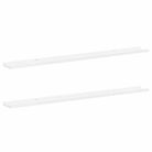vidaXL Wall Shelves 2 pcs High Gloss White 45.3"x3.5"x1.2"