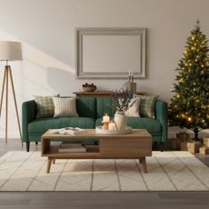 Charming Christmas Living Room