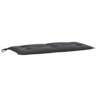 vidaXL Garden Bench Cushion Melange Anthracite 39.4"x19.7"x2.8" Fabric
