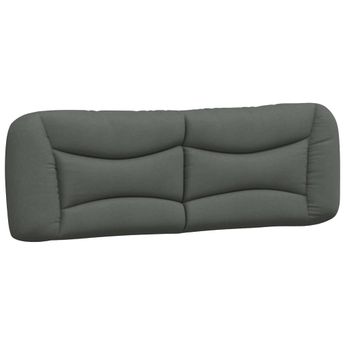vidaXL Headboard Cushion "Hvar" Dark Gray 59.8" Fabric
