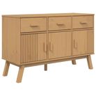 vidaXL Sideboard OLDEN Brown 44.9"x16.9"x28.9" Solid Wood Pine