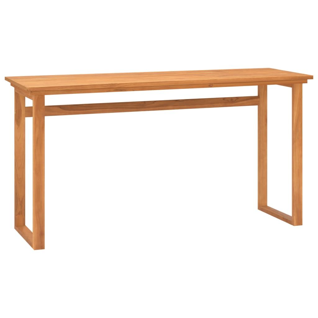 vidaXL Desk 47.2"x17.7"x29.5" Solid Wood Teak
