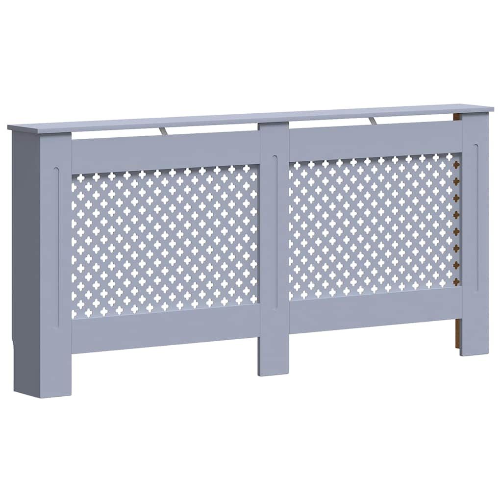 vidaXL Radiator Cover Anthracite 67.7"x7.5"x32.1" MDF
