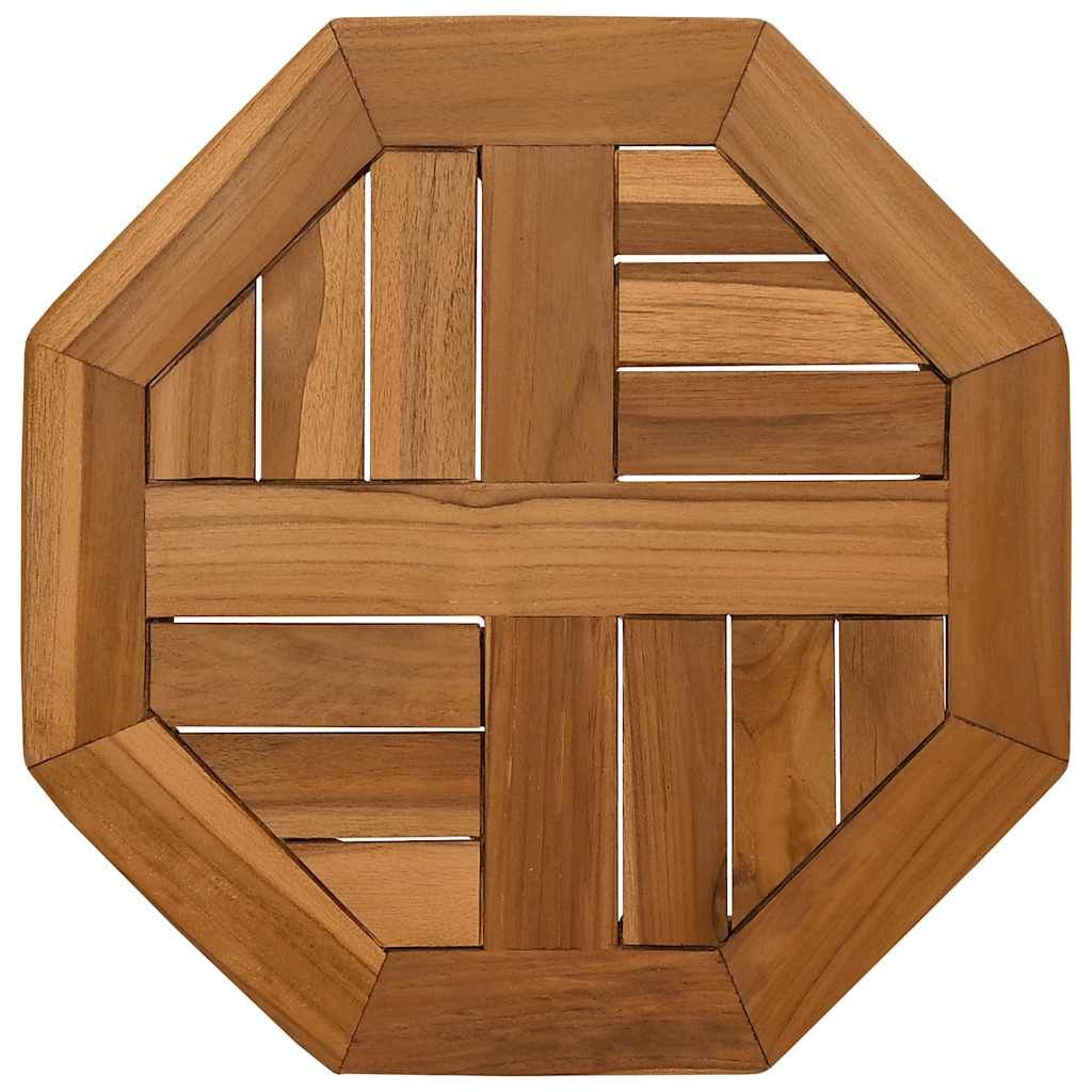 vidaXL Table Top 15.7"x15.7"x1" Octagonal Solid Wood Teak