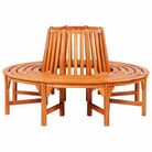 vidaXL Tree Bench Ø 160 cm Wood