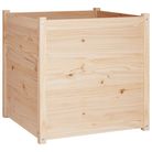 vidaXL Garden Planter 27.6"x27.6"x27.6" Solid Wood Pine