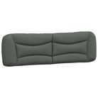 vidaXL Headboard Cushion "Hvar" Dark Gray 72" Fabric