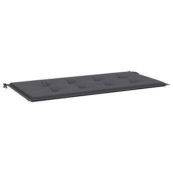vidaXL Garden Bench Cushion Anthracite 39.4"x19.7"x1.6" Oxford Fabric