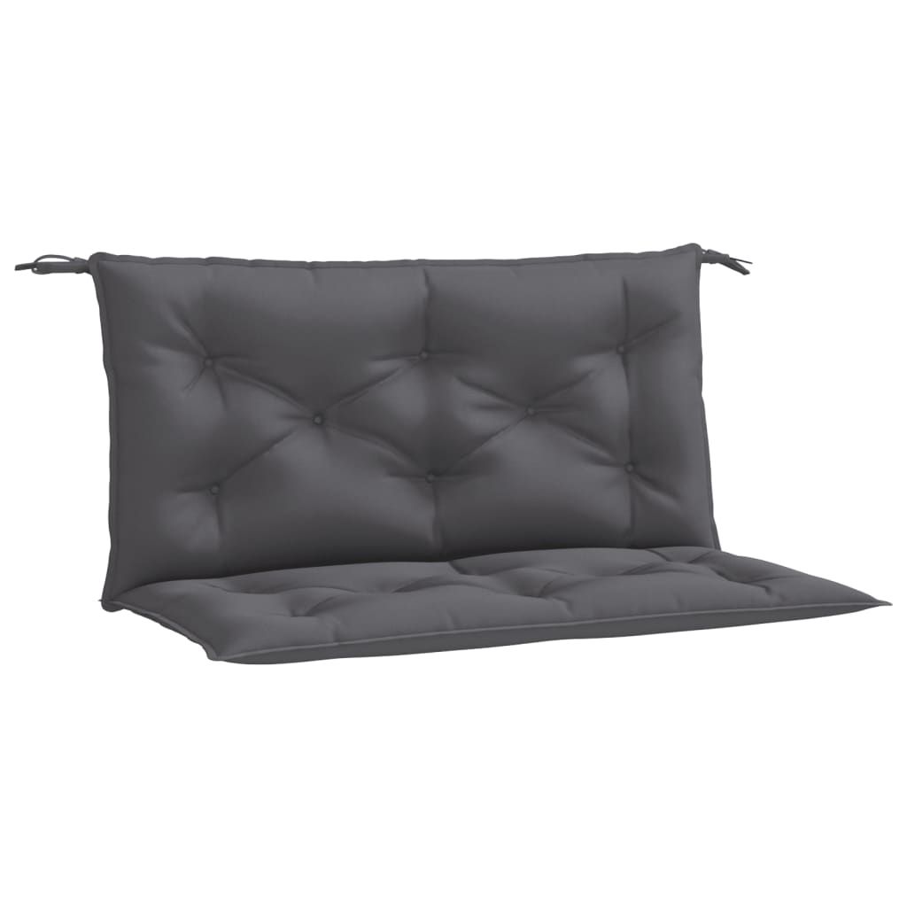 vidaXL Garden Bench Cushions 2pcs Anthracite 100x50x7 cm Oxford Fabric