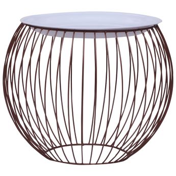 vidaXL Coffee Table Gold Ã 16.1"