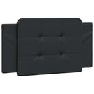 vidaXL Headboard Cushion "Zadar" Black 39.4" Faux Leather