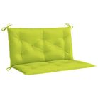 vidaXL Garden Bench Cushion Bright Green 39.4"x(19.7"+19.7")x2.8" Oxford Fabric