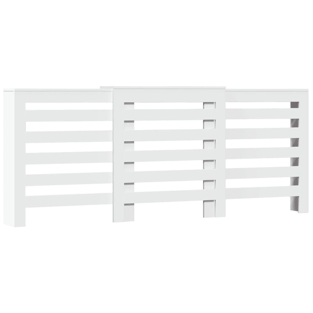 vidaXL Radiator Cover White 205x21.5x83.5 cm Engineered Wood