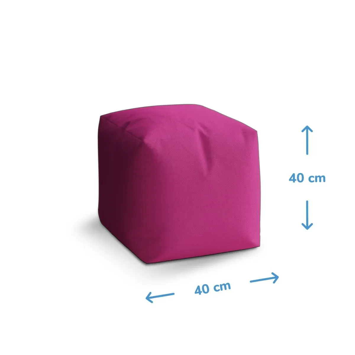 Sablio Taburet Cube Noční Londýn - 40x40x40 cm
