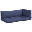 vidaXL Pallet Cushions 3 pcs Navy Blue Oxford Fabric