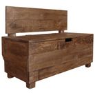 vidaXL Bench Solid Mahogany Wood 33.9"x15.7"x23.6"