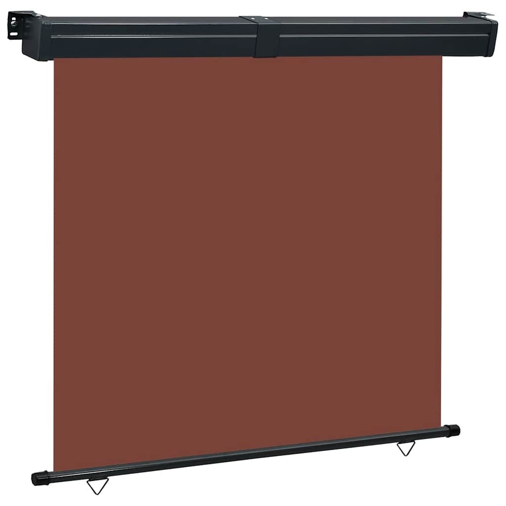 vidaXL 48435  Balcony Side Awning 65"x98.4" Brown