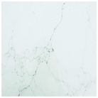 vidaXL Table Top White 40x40 cm 6 mm Tempered Glass with Marble Design