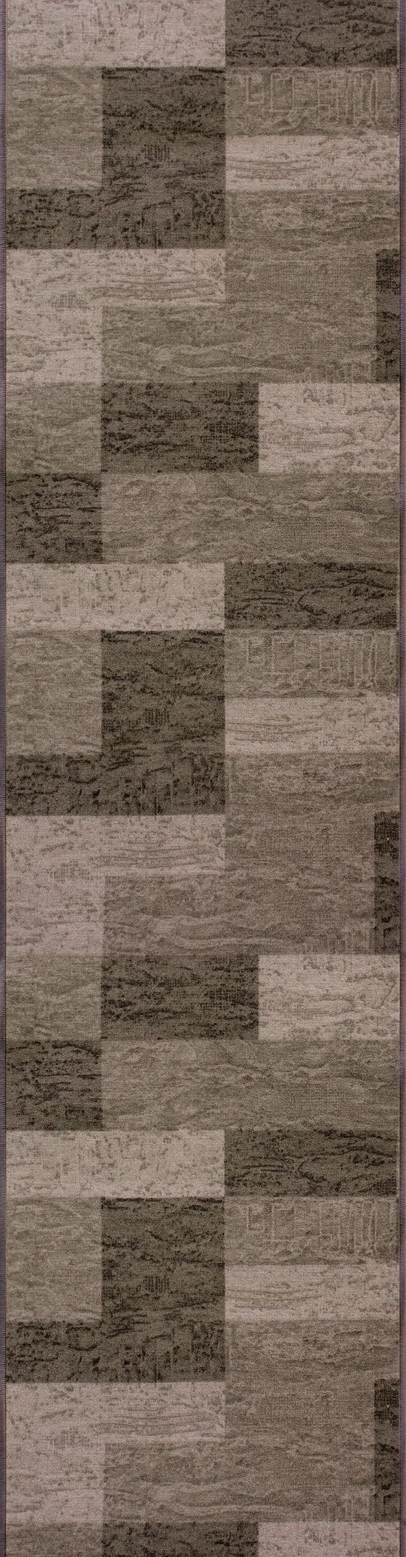 Associated Weavers, Icona 44 anti-slip custom-made runner, width 100 cm, brown, corridor / hall