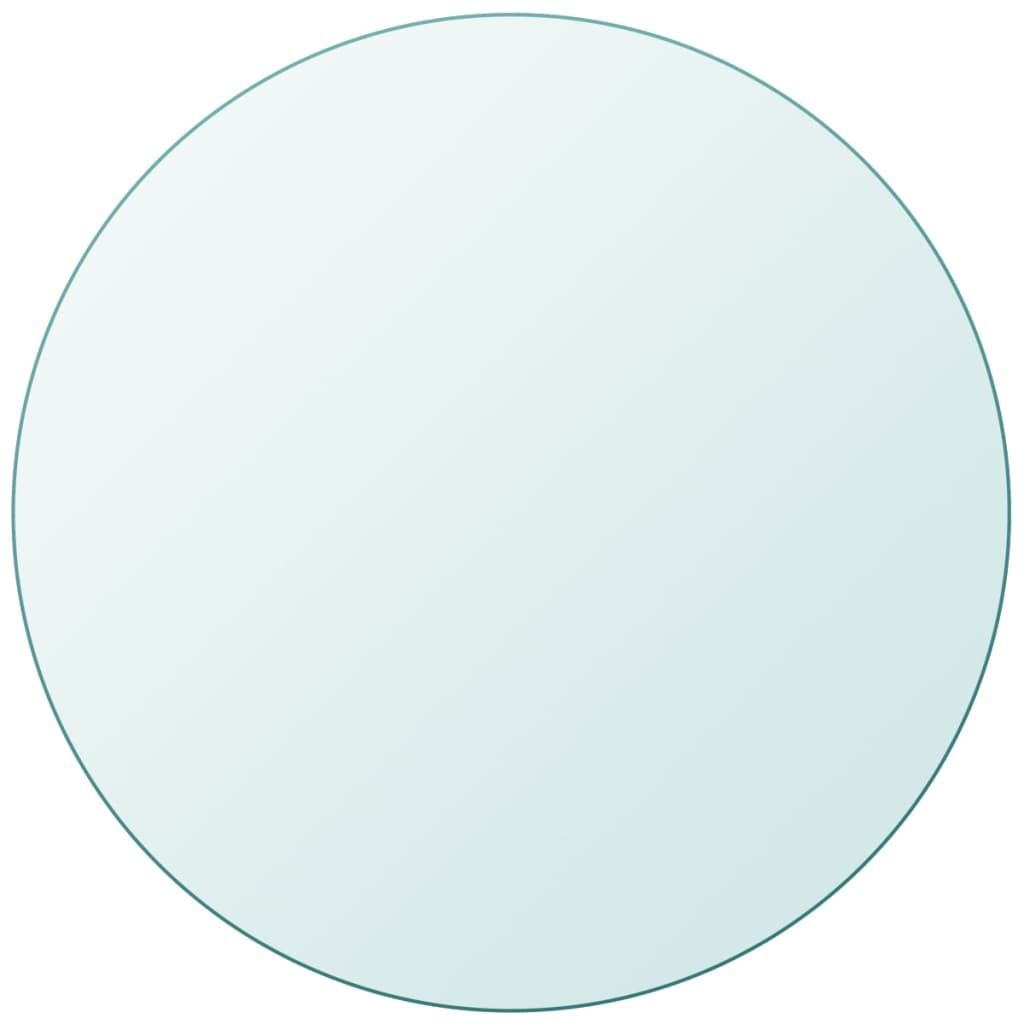 vidaXL Table Top Tempered Glass Round 300 mm