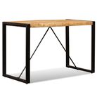 vidaXL Dining Table Solid Rough Mango Wood 47.2"