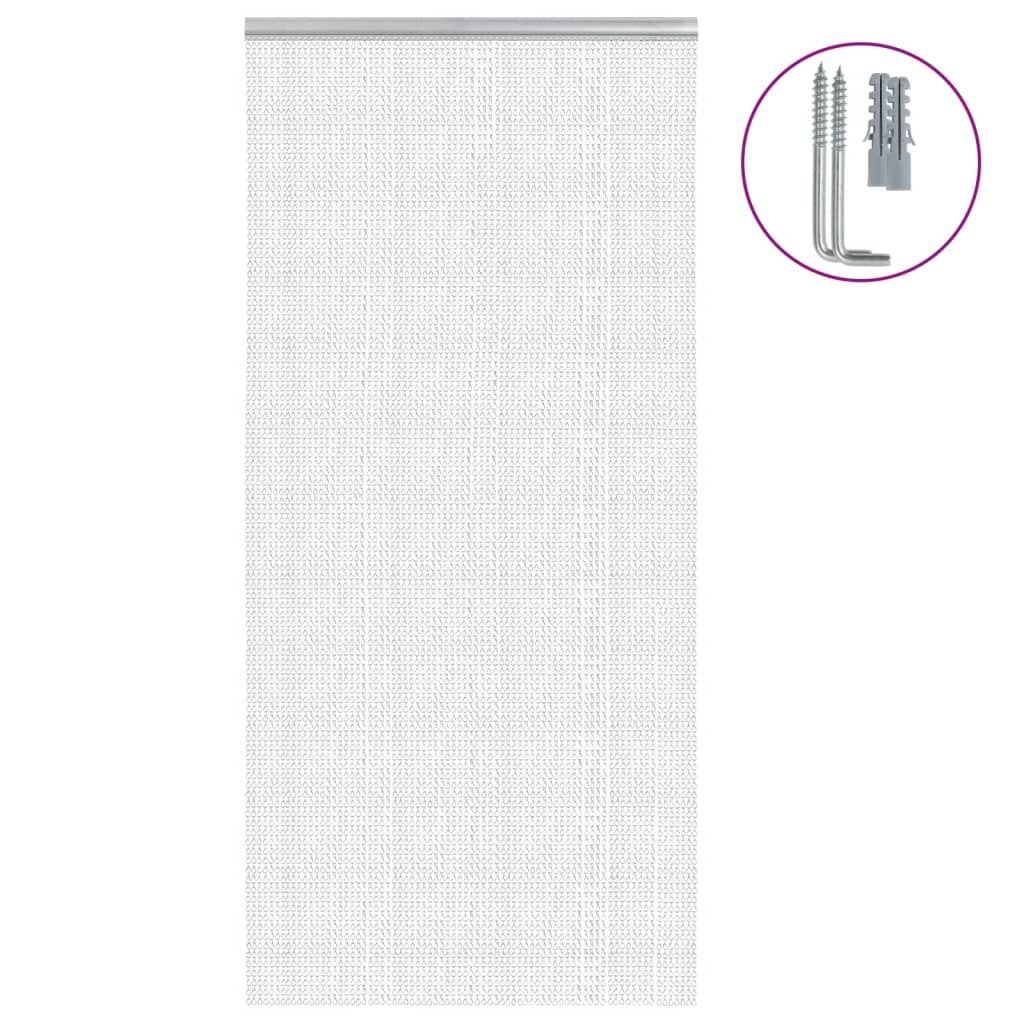 vidaXL Chain Door Fly Screen 39.4x78.7" Aluminium