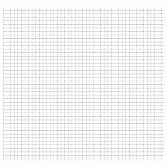 vidaXL Crimped Garden Wire Fence Stainless Steel 19.7"x19.7" 0.8"x0.8"x0.1"