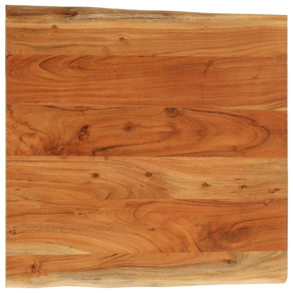 vidaXL Table Top 40x40x3.8 cm Rectangular Solid Wood Acacia Live Edge