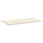 vidaXL Garden Bench Cushion Cream 120x50x3 cm Oxford Fabric