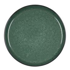 Dark green earthenware plate ø 27 cm - Bitz