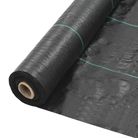 vidaXL Weed & Root Control Mat PP 6.6'x164' Black