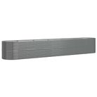 vidaXL Garden Raised Bed Galvanized Steel 173.2"x31.5"x26.8" Gray