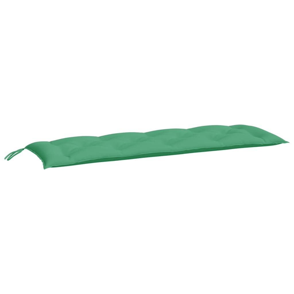vidaXL Garden Bench Cushion Green 150x50x7 cm Oxford Fabric