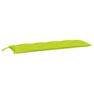 vidaXL Garden Bench Cushion Bright Green 59.1"x19.7"x2.8" Oxford Fabric